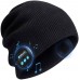 Bluetooth Beanie Hat - Winter Knit Hats Headphones Headset Music Cap with Stereo Speaker &amp; MIC - Unique Christmas Tech Gifts for Men Women Teen Boys Girls