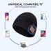 Bluetooth Beanie Hat - Winter Knit Hats Headphones Headset Music Cap with Stereo Speaker &amp; MIC - Unique Christmas Tech Gifts for Men Women Teen Boys Girls