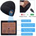 Bluetooth Beanie Hat - Winter Knit Hats Headphones Headset Music Cap with Stereo Speaker &amp; MIC - Unique Christmas Tech Gifts for Men Women Teen Boys Girls